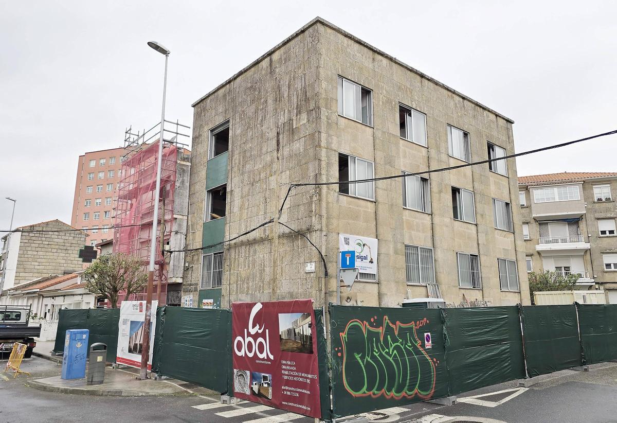 Antiguo centro de salud, que se demolerá para construir la biblioteca.