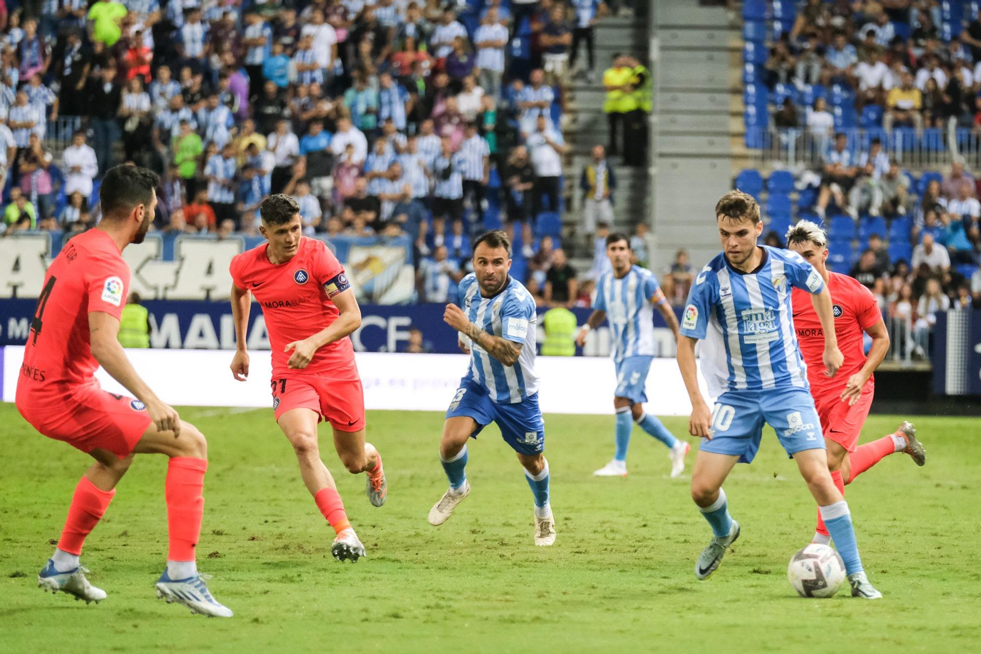 El Málaga CF - FC Andorra, en imágenes