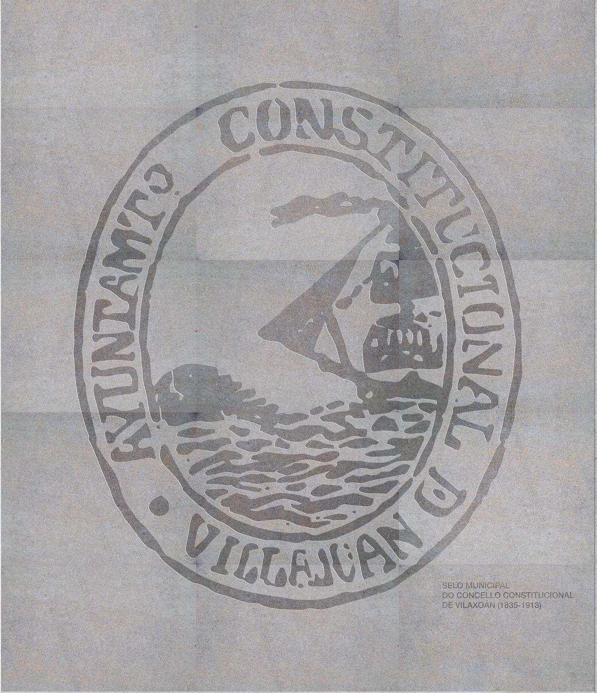 Detalle parcial del futuro escudo.