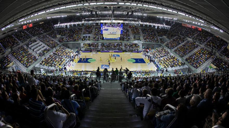 Panorámica del Gran Canaria Arena.