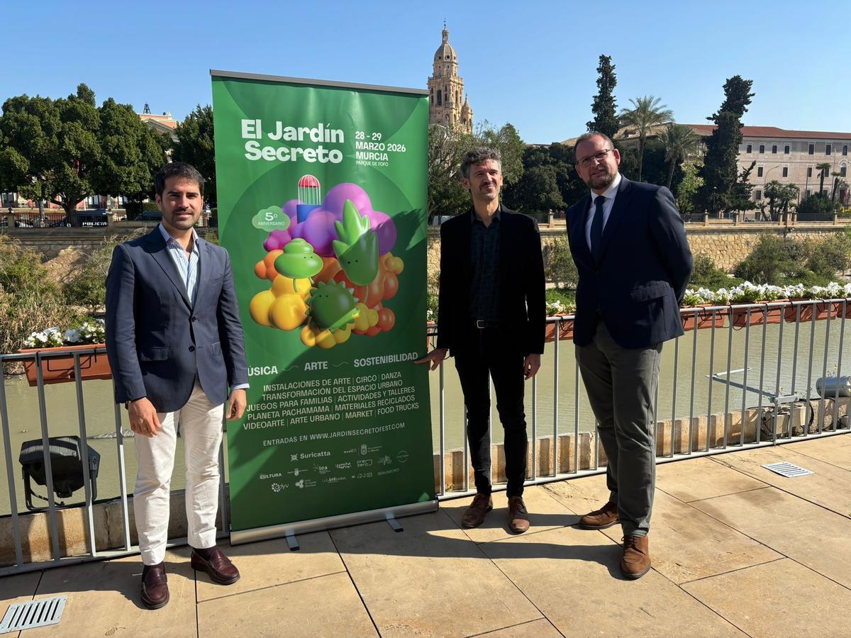 La presentación del carte de El Jardín secreto este lunes.