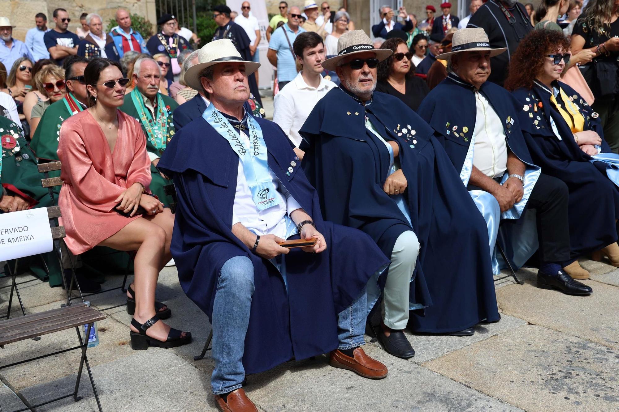 Un momento del XVII Capítulo da Orde da Ameixa de Carril.