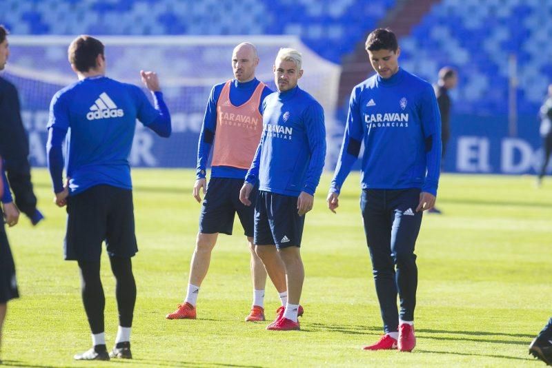 Entrenamiento de puertas abiertas del Real Zaragoza