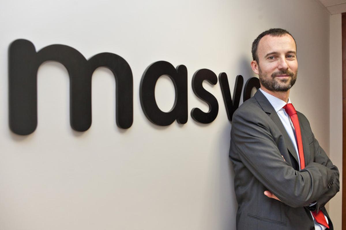 Alfred Nesweda, director general de Masvoz, a la seu de l’empresa.