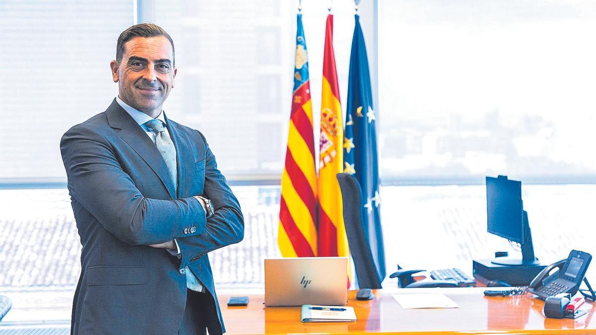 Manuel Argüelles, director general de Energía, en su despacho
