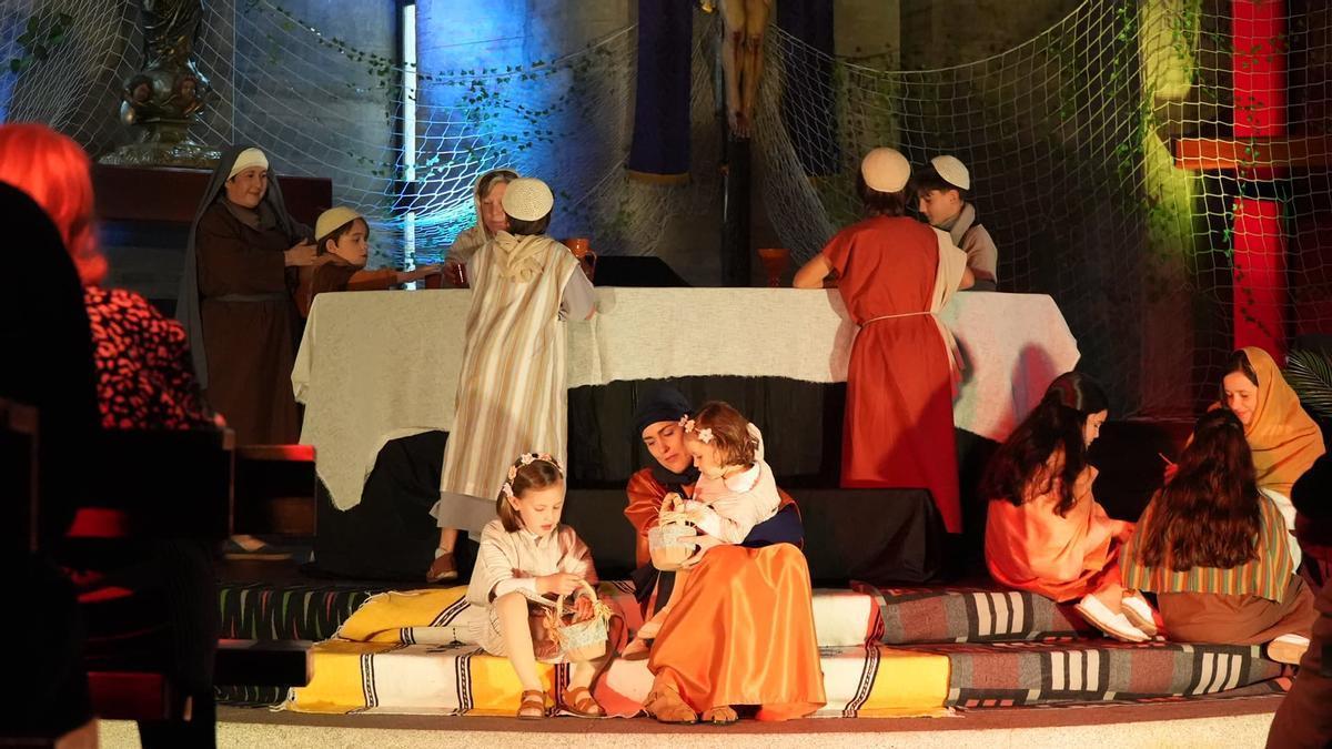 La Pasión de Cristo, en la iglesia de San Fernando de Badajoz durante la edición del año 2025.