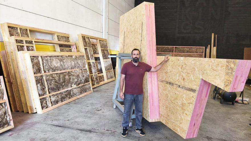 Galwood, una nueva vida al pino gallego para construir viviendas pasivas