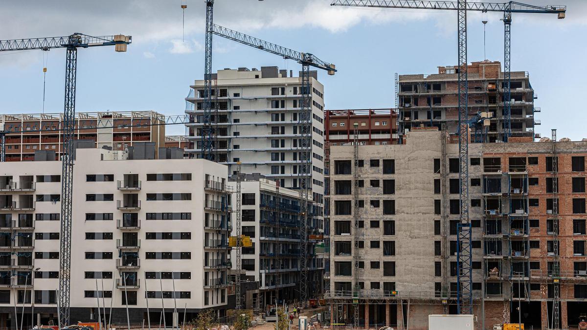 Edificios de nueva construcción.