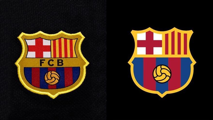 El Barça remodela el escudo