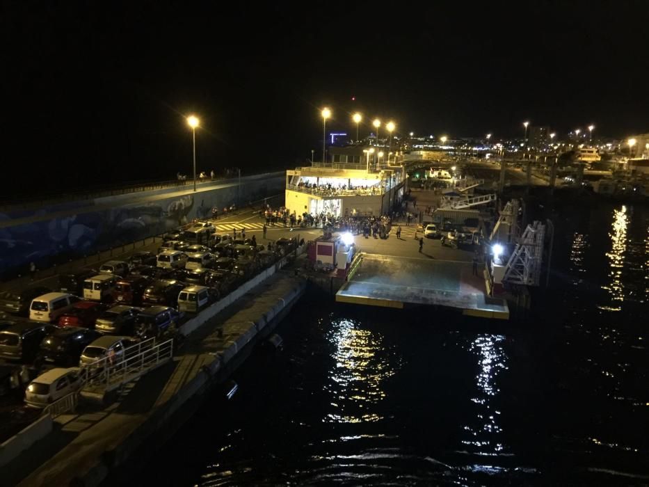 La estampa que vivió en Puerto de Los Cristianos