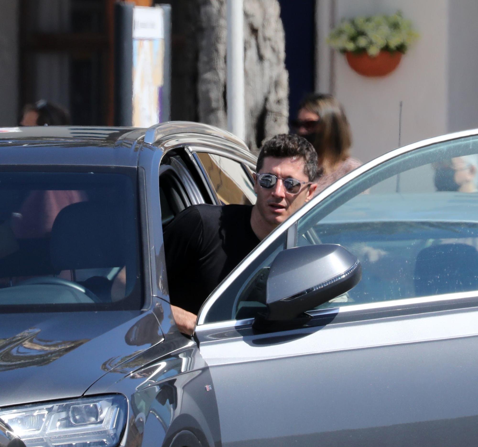 El futbolista Lewandowski, multado durante sus vacaciones en Mallorca