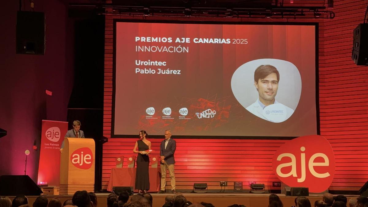 El Dr. Pablo Juárez del Dago Anaya, galardonado con el Premio AJE Canarias a la Innovación 2025