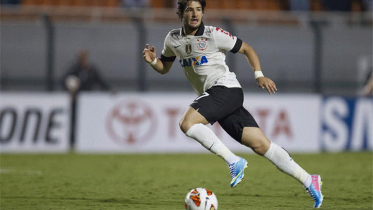 Alexandre Pato, durante su etapa en el Corinthians