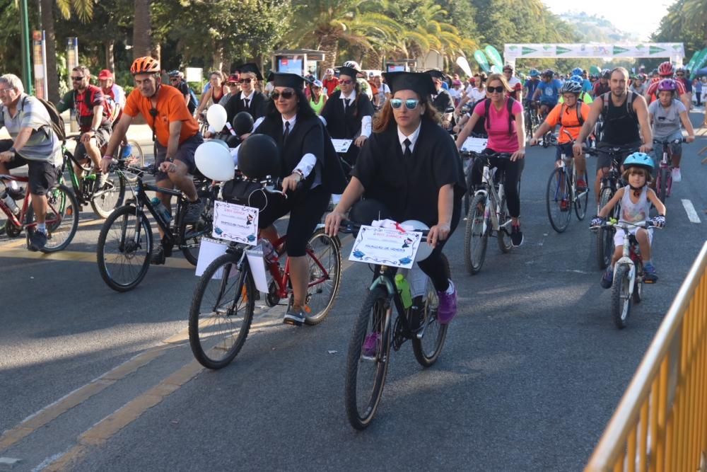 Málaga celebra el Día de la bici