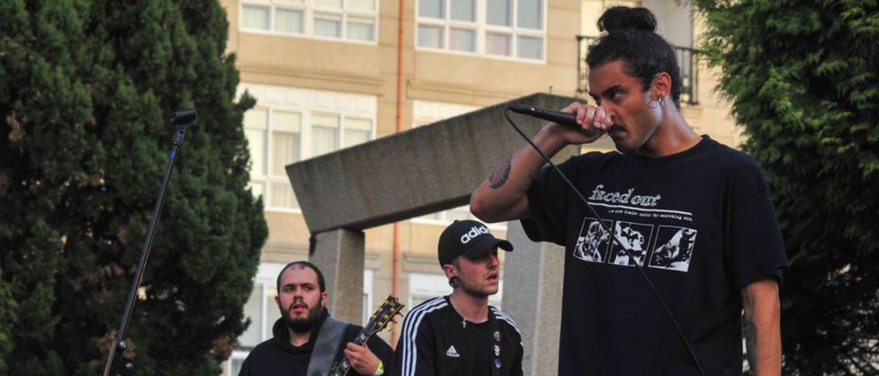 La última edición del Alén Metal Fest, en 2019, en el parque de A Xunqueira.