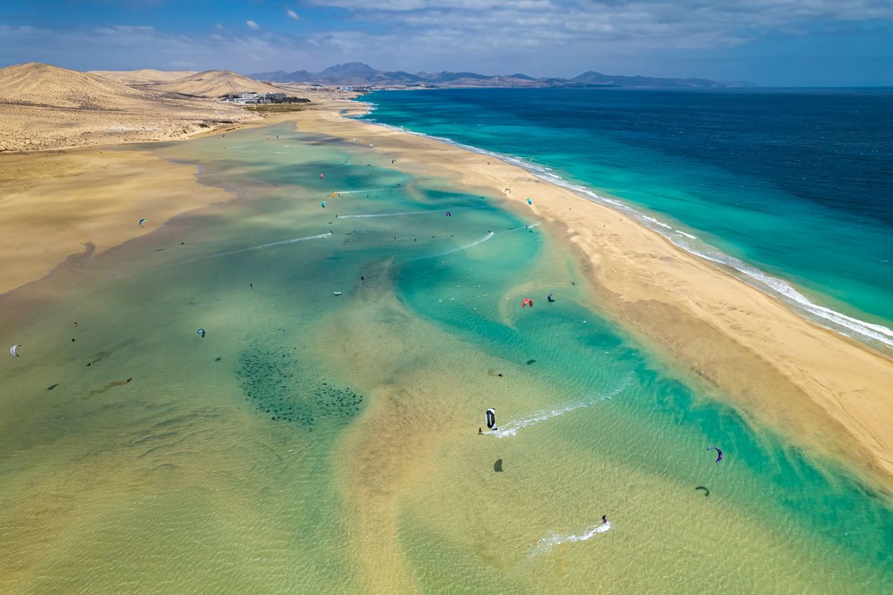 Playa de Sotavento, Fuerteventura.