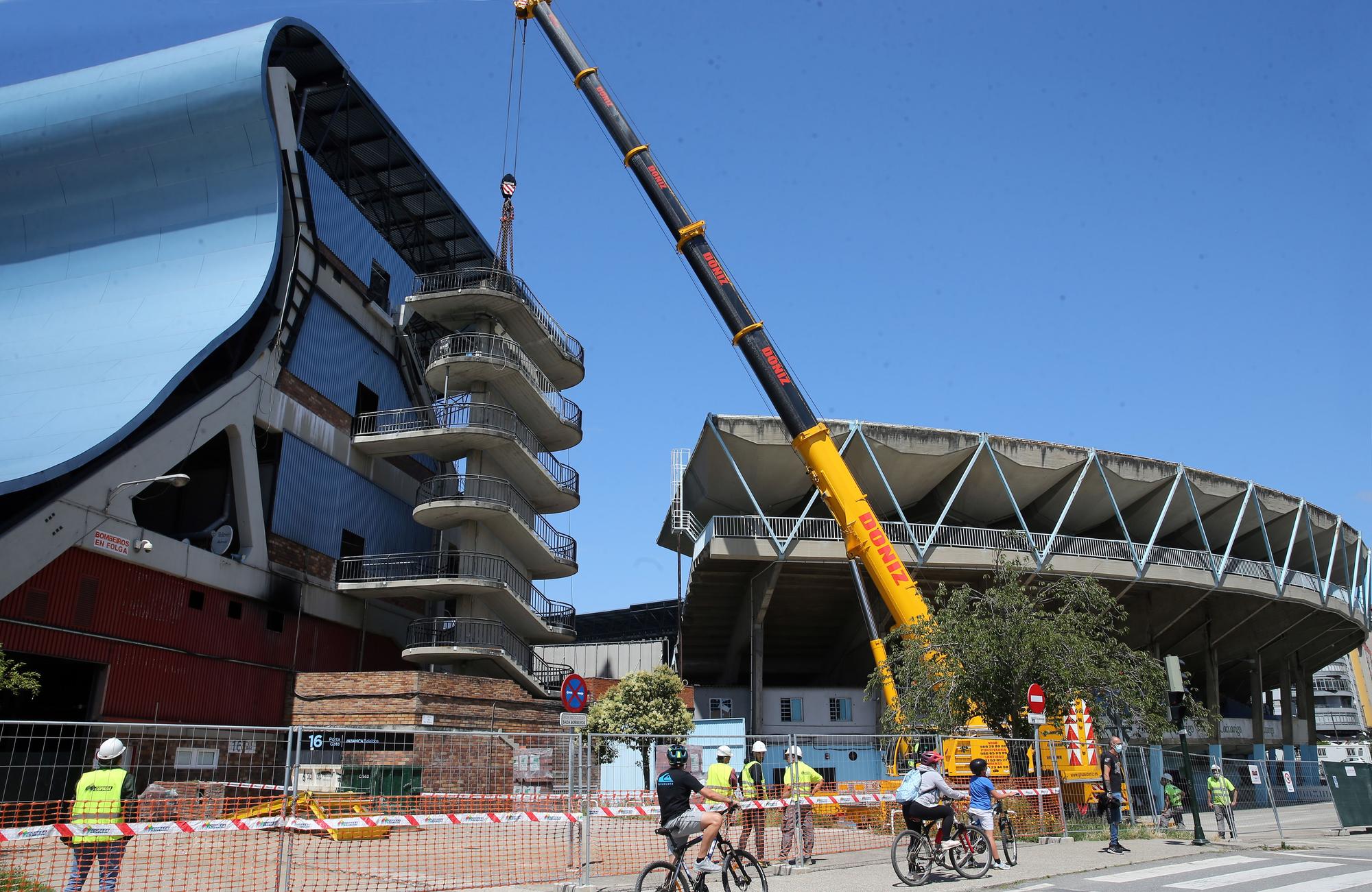 Balaídos despide a las escaleras de Río, uno de sus emblemas