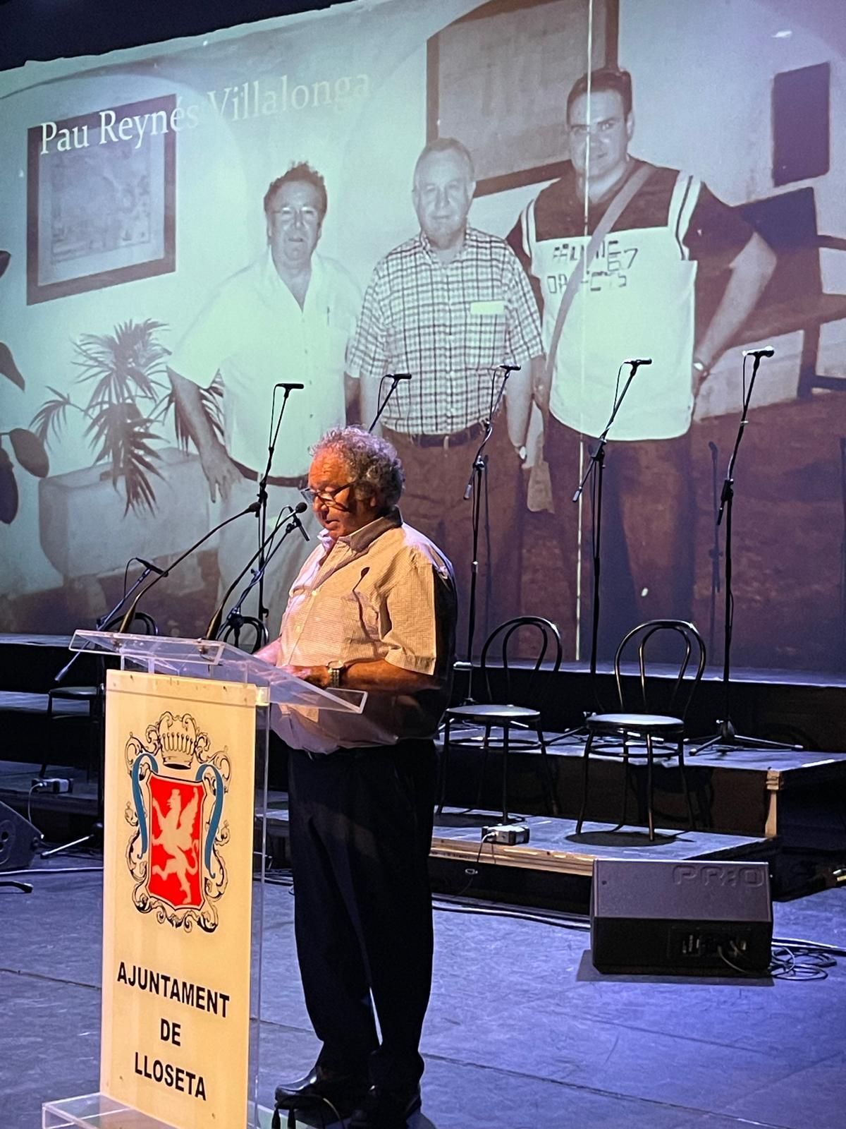 Así fue el homenaje a Pau Reynés en el Teatre Lloseta