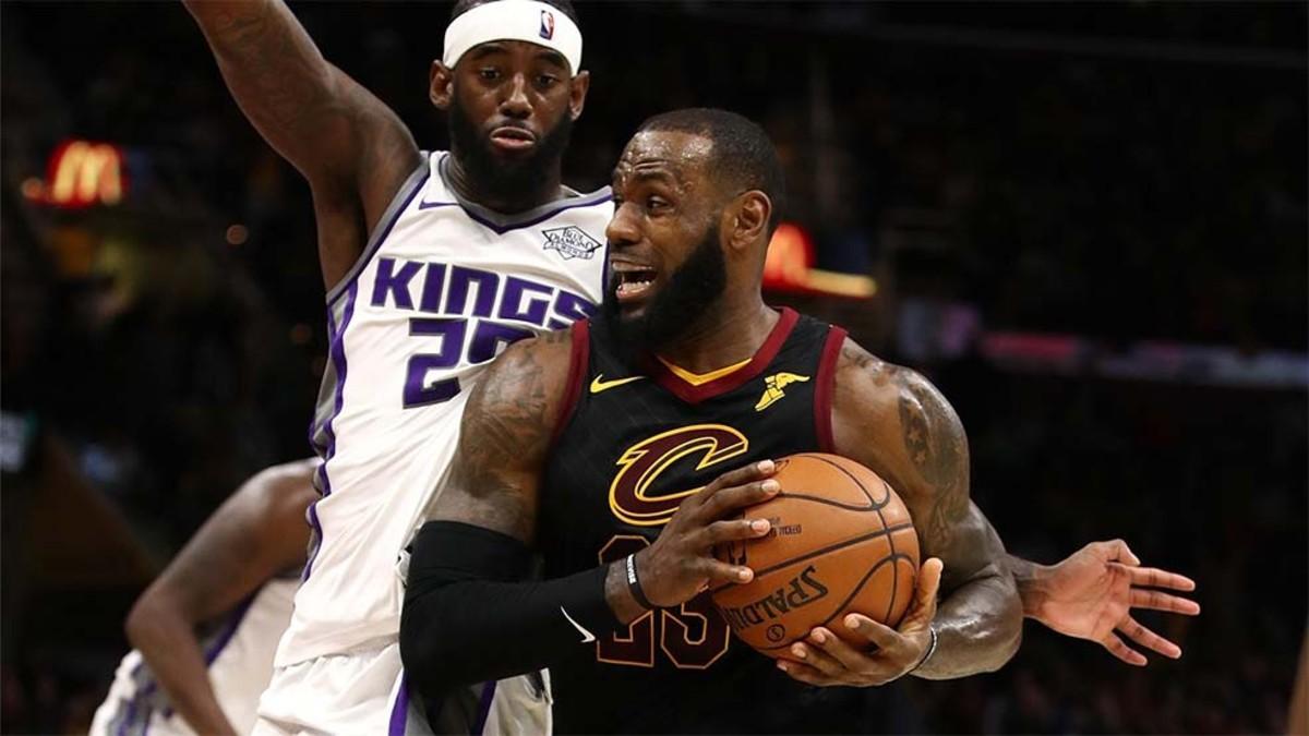 LeBron James estuvo cerca del triple-doble