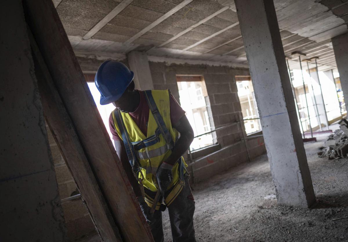 Viviendas en construcción. |