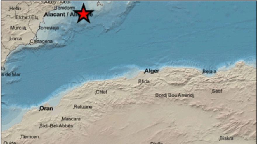 Terremoto esta madrugada en la costa de Alicante