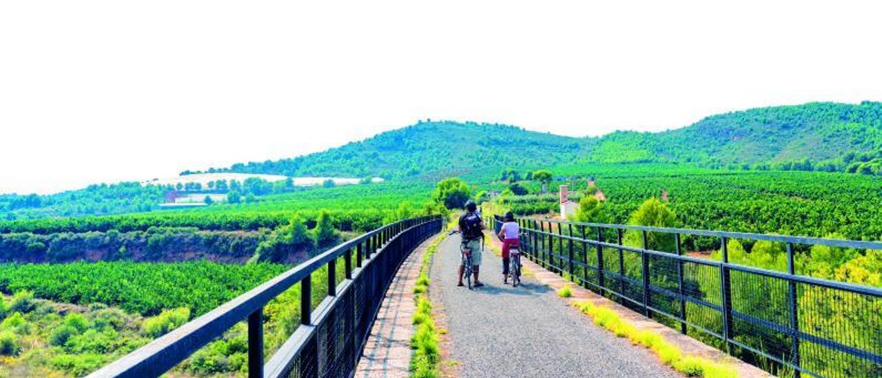 La Vía Verde de Ojos Negros
es la más larga de España. gva