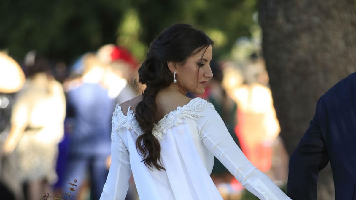 Detalles del vestido de novia de Ana Bodí