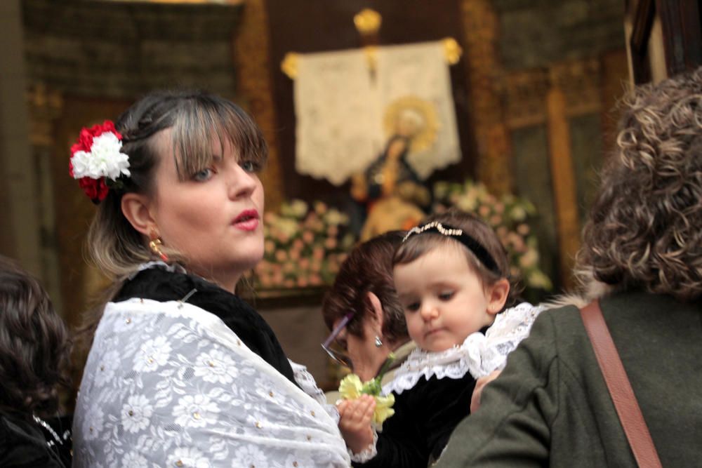Ofrenda floral a la Virgen de la Caridad de Cartagena
