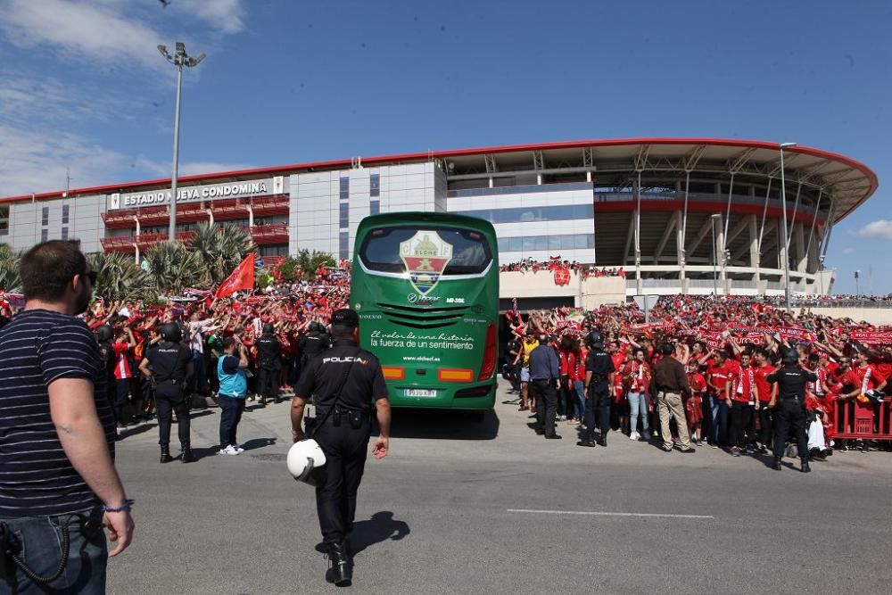 Ambiente en Nueva Condomina antes del partido