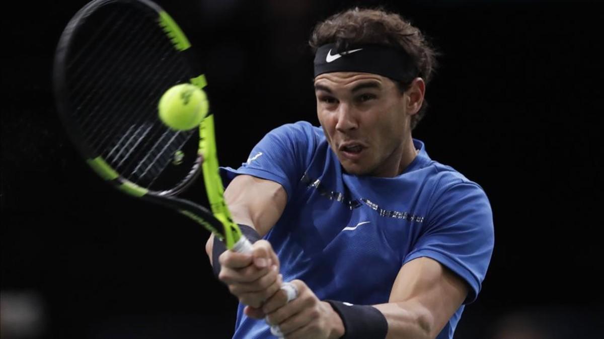 Nadal sufrió e hizo sufrir por culpa de su rodilla