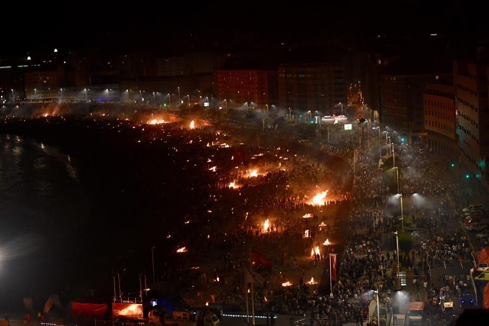 La noche de San Juan A Coruña 2017