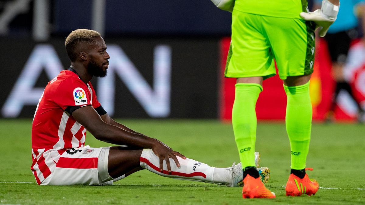 Iñaki Williams, lesionado contra el Cádiz CF