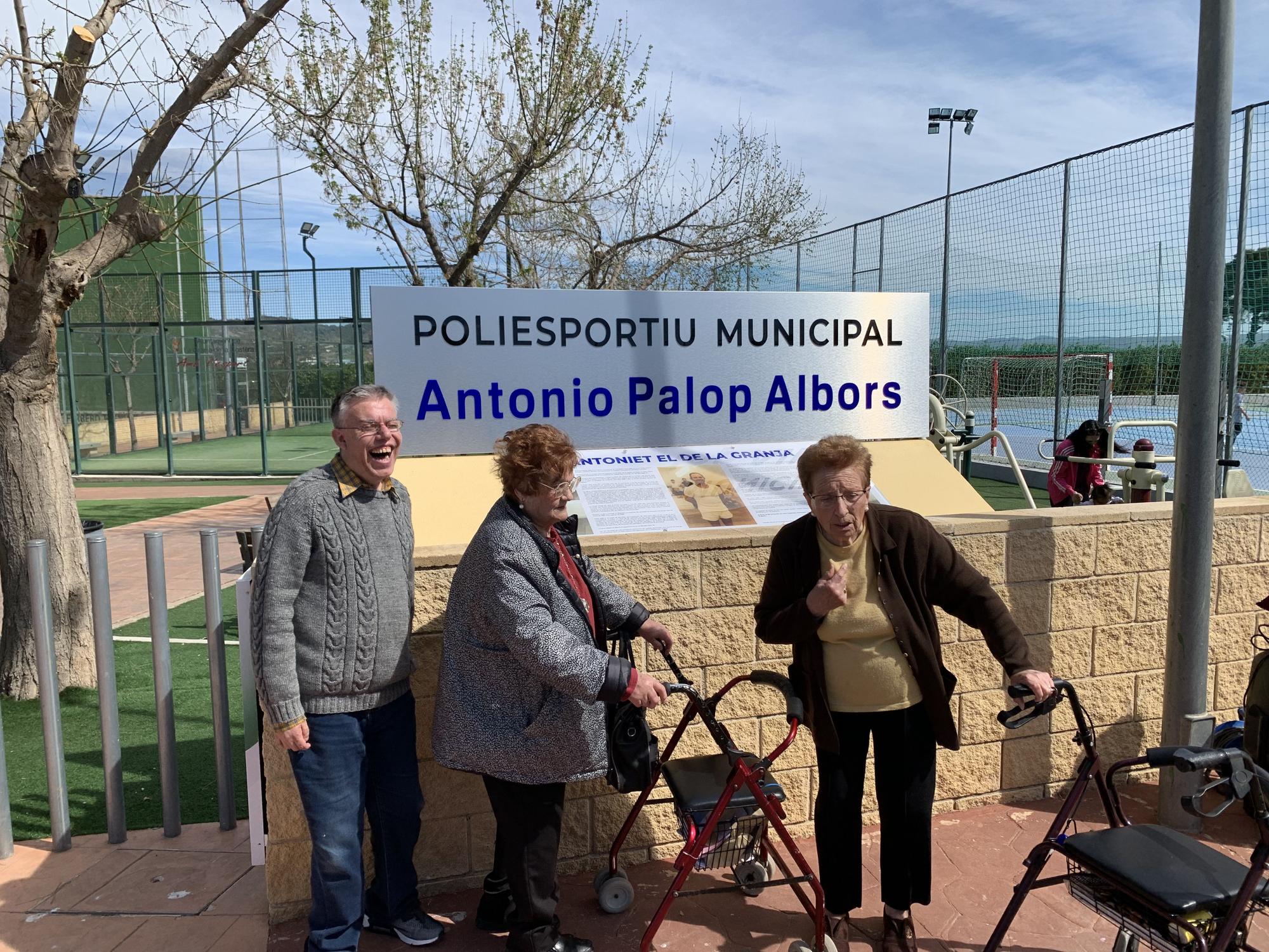 La Granja homenajea al pilotari Antonio Palop