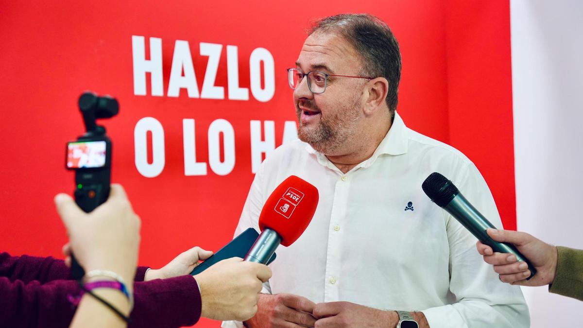 El portavoz del Comité Electoral del PSOE de Extremadura, Antonio Rodríguez Osuna.