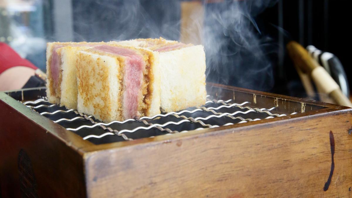 El 'katsu sando' de Tottori (Madrid).