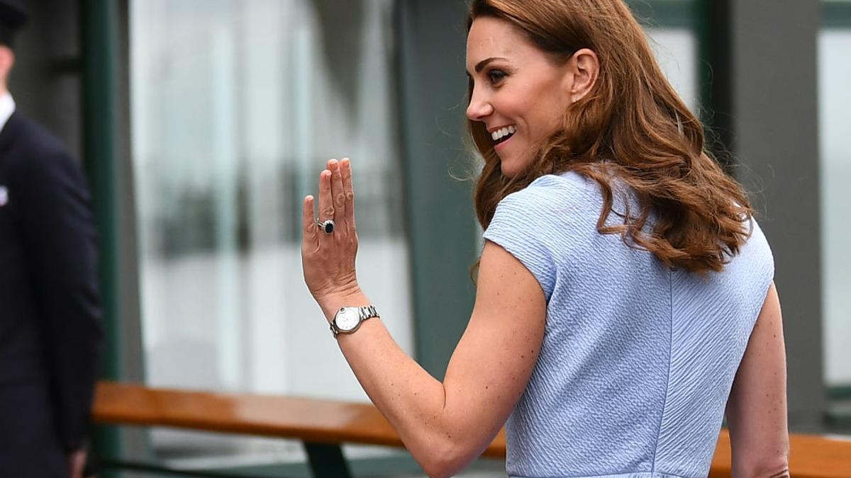 Kate Middleton a su llegada a Wimbledon