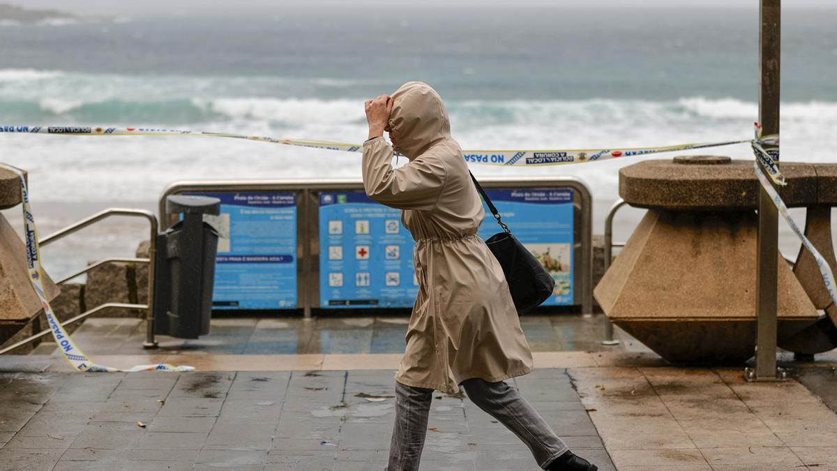 La borrasca Claudia pone en alerta a Galicia