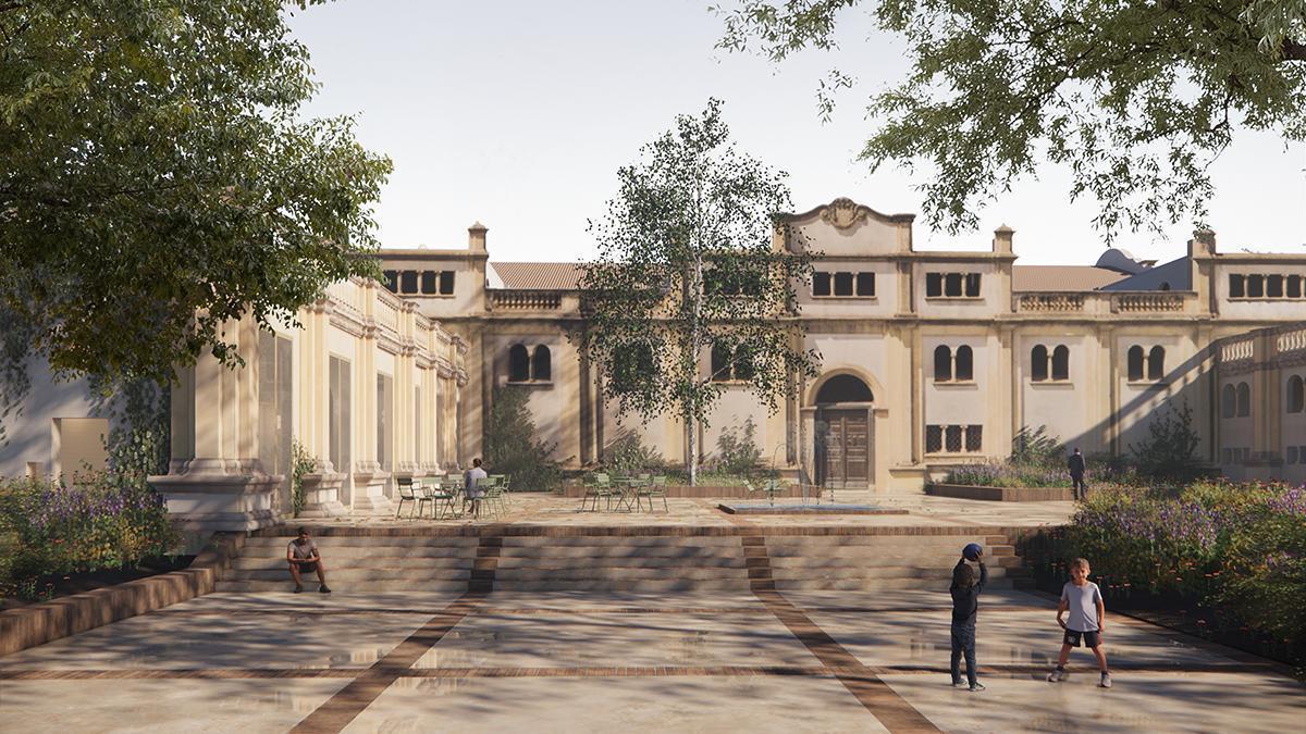 Imagen de cómo han proyectado la reforma de Es Sindicat.