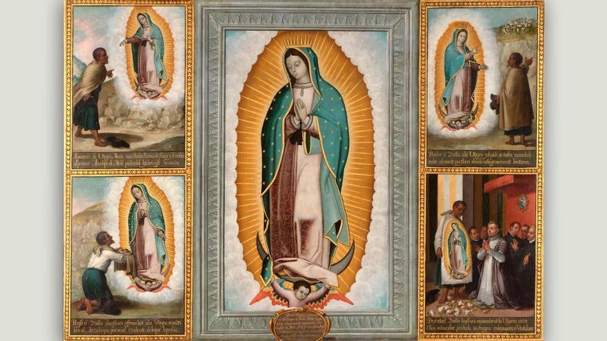 La Virgen de Guadalupe se aparece en el Prado