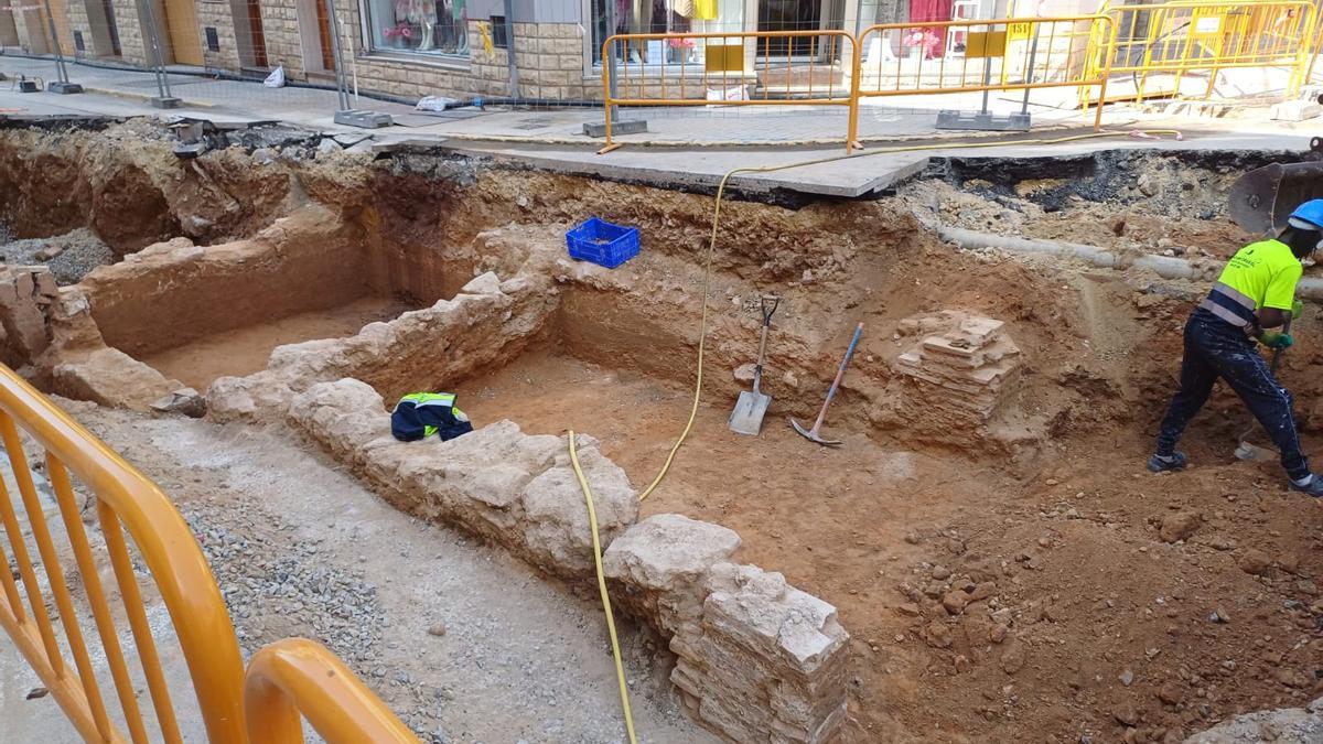 Los restos de la alfarería aparecidos en Paterna
