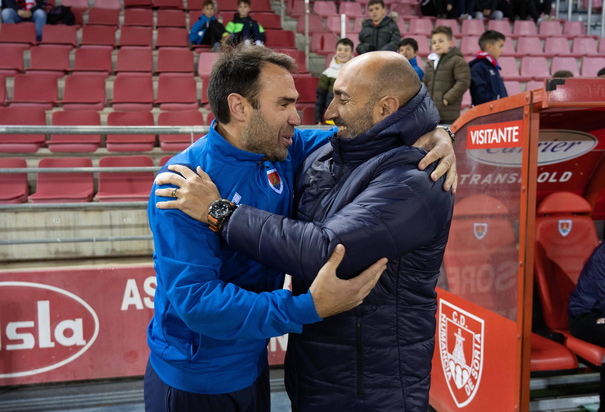 El partido de Copa entre el Numancia y el Sporting, en imágenes