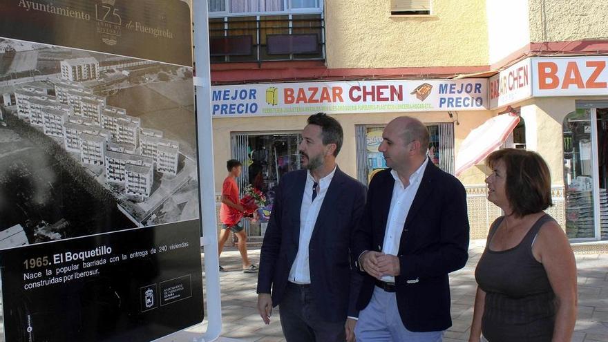 García León, Conejo y Carmen Segura, en Fuengirola.