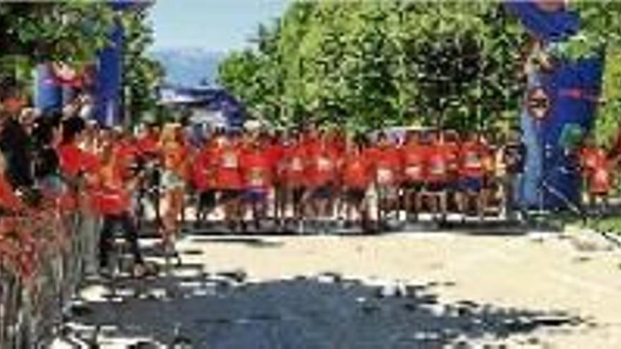 Una de les sortides de la cursa Dreamrunners, en categoria infantil