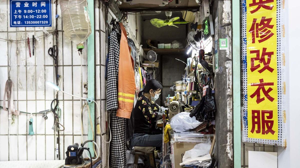 Mercado de Jiuxia en Shenzhen, China