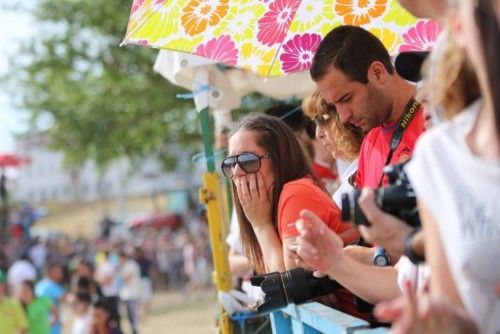 Suelta de vaquillas en las fiestas de La Visitación en Fuentesaúco