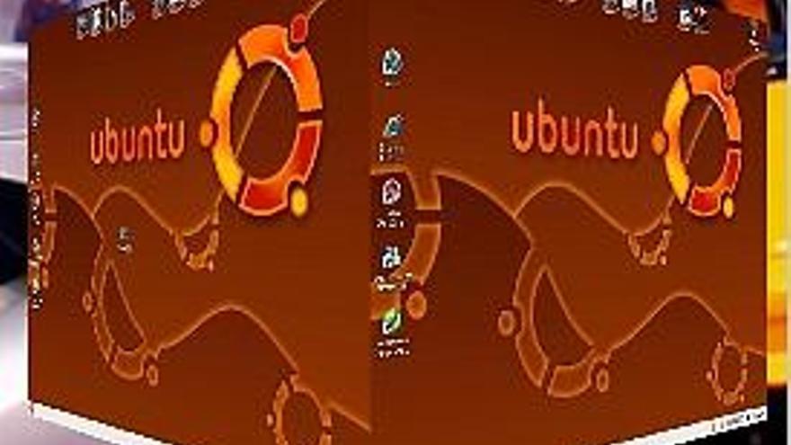 Cambio entre dos escritorios en Ubuntu.