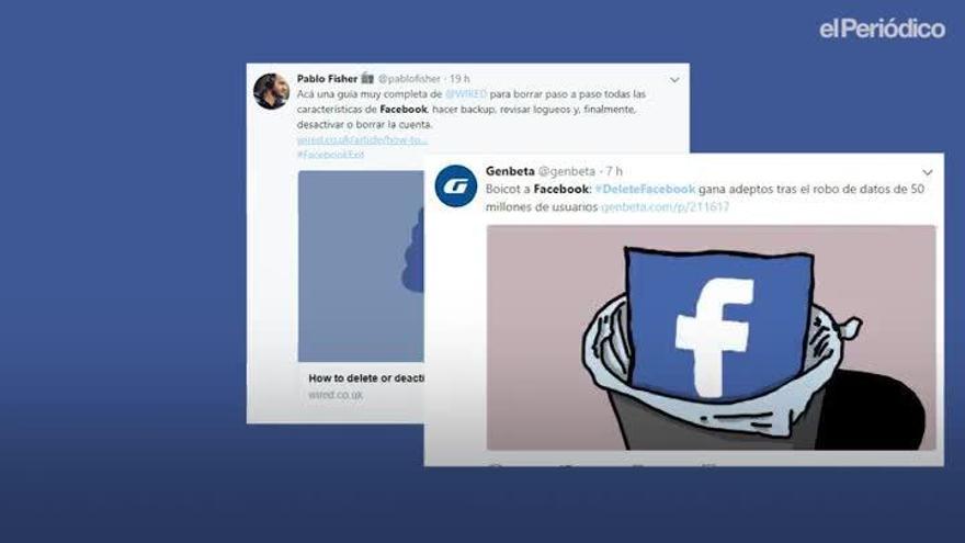 #DeleteFacebook: los problemas para borrarse de Facebook