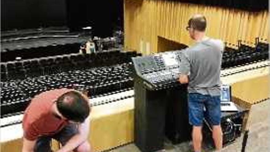 El nou equipament de sonorització de l&#039;Auditori Teatre Espai Ter.