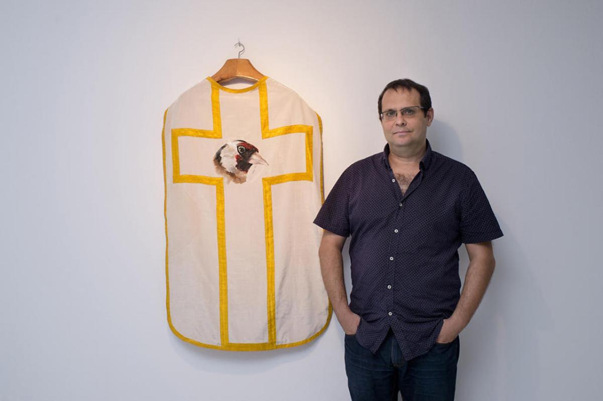 El pintor Santiago Ydáñez.