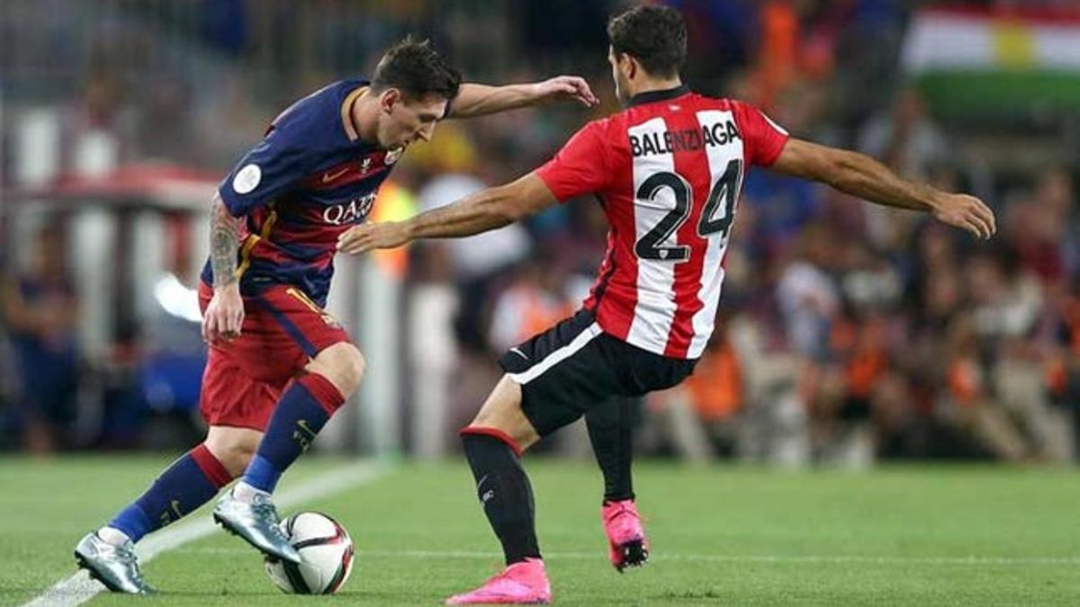 Messi ha marcado ya en cinco ediciones de la Supercopa de España, un récord